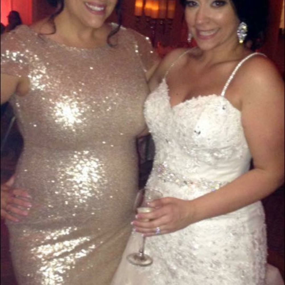 Sophia tolli (Jillian) blush wedding gown